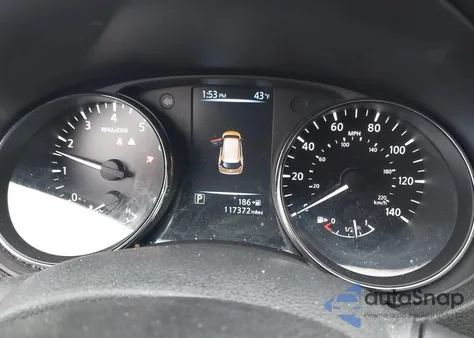 2017 Nissan Rogue Sv z USA, uszkodzony, nr VIN 5N1AT2MV1HC738635